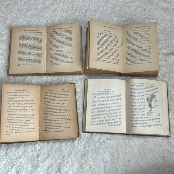 Vintage early 1900s book lot of 4 Mark Mason Alger Grace Harlowe Flower HC ACCPT - Picture 4 of 11